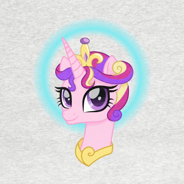 Princess Cadance portrait short mane by CloudyGlow